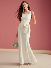 MOTF PREMIUM BIAS CUT BOW DECOR SKIRT
